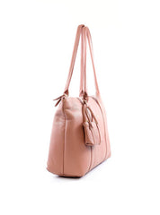 Bolsa Tote com Big Charm e Mini Bolsa - Nude BSI-6049 - NU