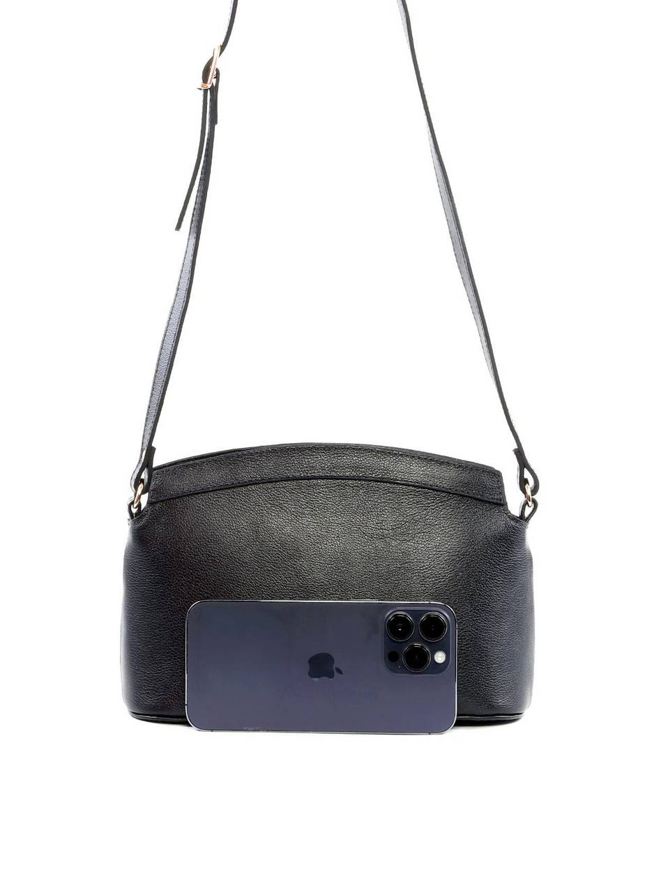 Bolsa Transversal Arredondada - Preta BSI-6449 - PR