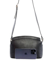 Bolsa Transversal Arredondada - Preta BSI-6449 - PR