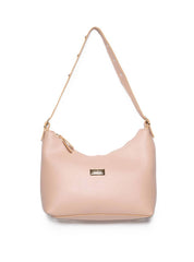 Bolsa Hobo Média Tiracolo Nude BSI-5864 - NU