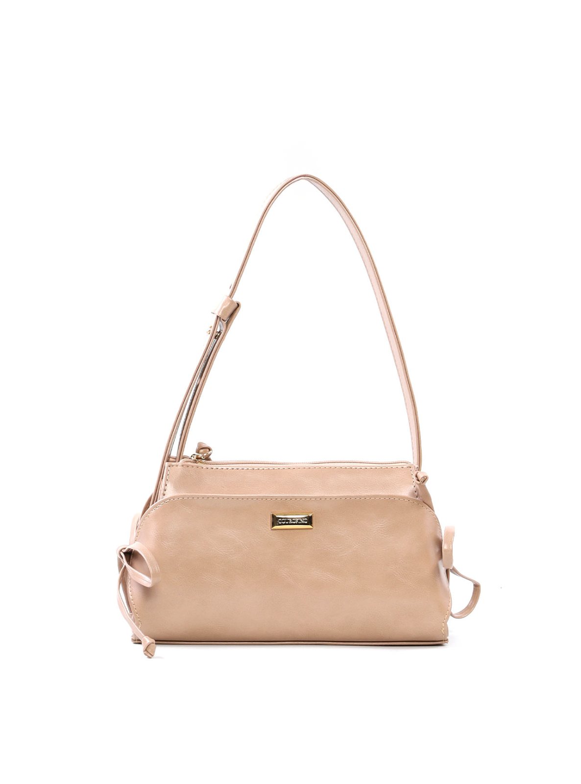 Bolsa Baguete Pequena com Detalhe de Laço BSI-6521 - NU