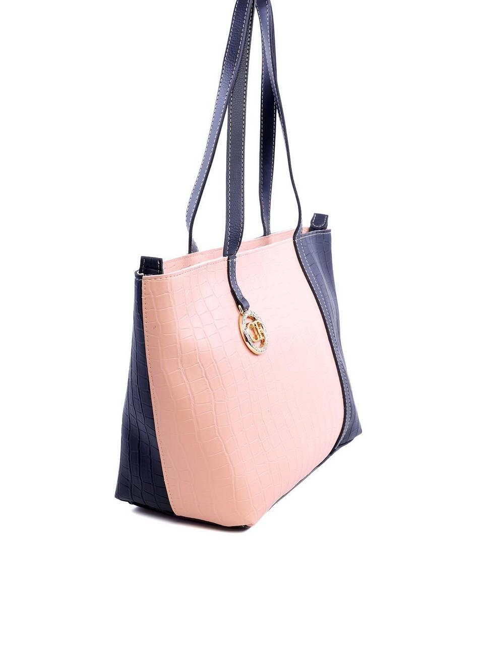 Bolsa Shopper Tiracoloco com Detalhe em Strass - Preta BSI-6082 - PR
