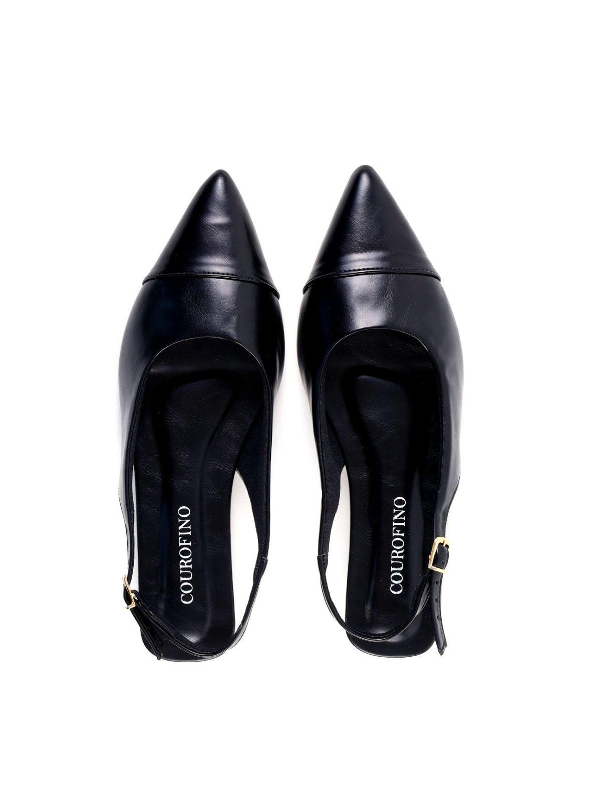 Sapatilha Slingback com Bico Alongado SDI-12232 - PR