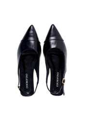 Sapatilha Slingback com Bico Alongado SDI-12232 - PR