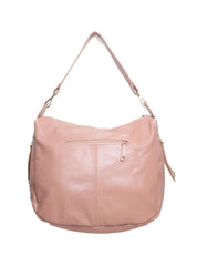 Bolsa Feminina Hobo Tiracolo Couro Nude BSI-5704 - NU