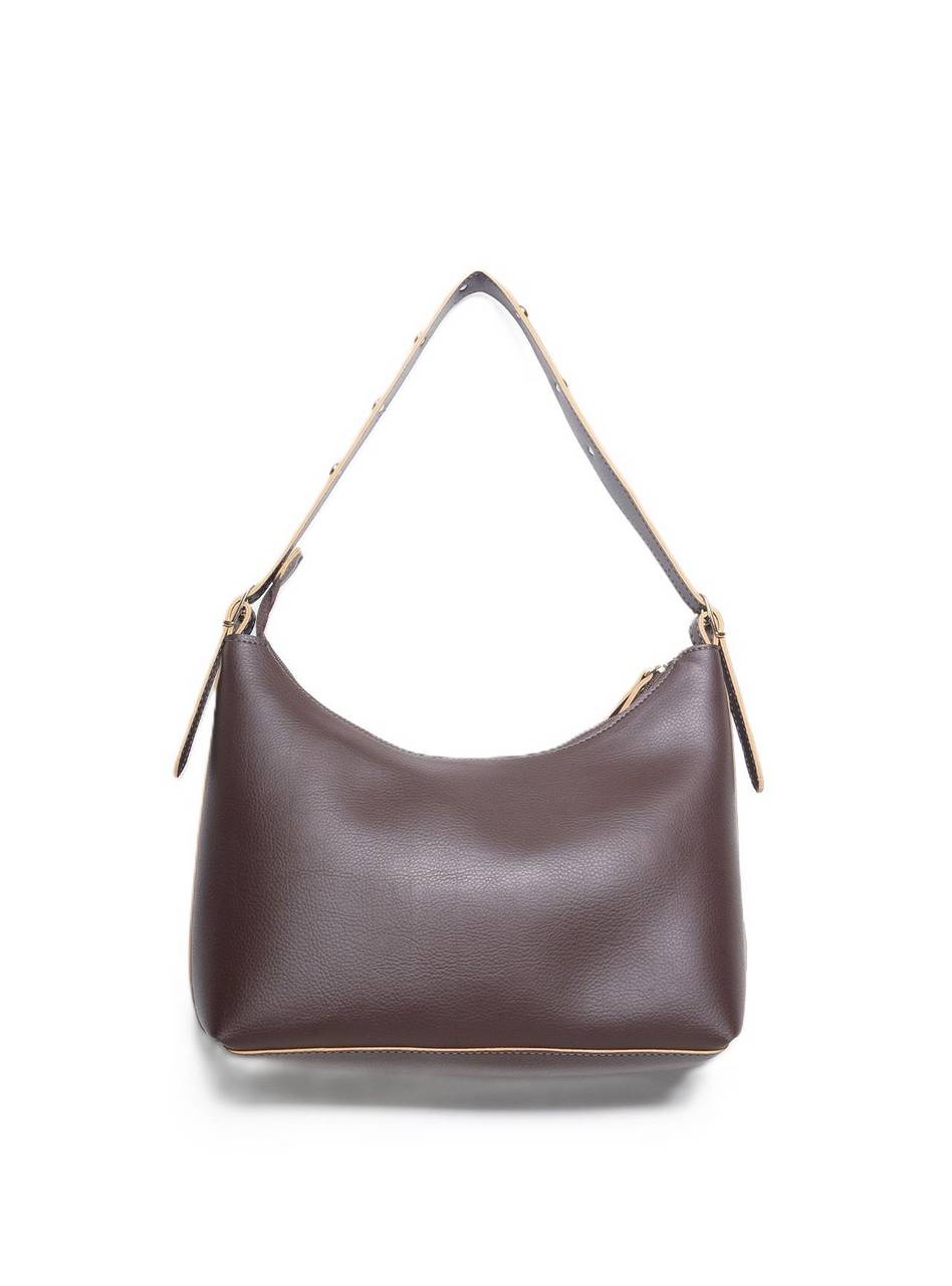Bolsa Hobo Média Tiracolo Cacau BSI-5864 - CA
