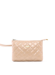 Necessaire Feminina Quadrada em Matelassê - Nude NSI-174 - NU