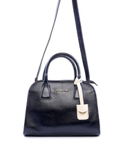 Bolsa Tote de Mão Alça Dupla e Charm - Preta BSI-6124 - PR