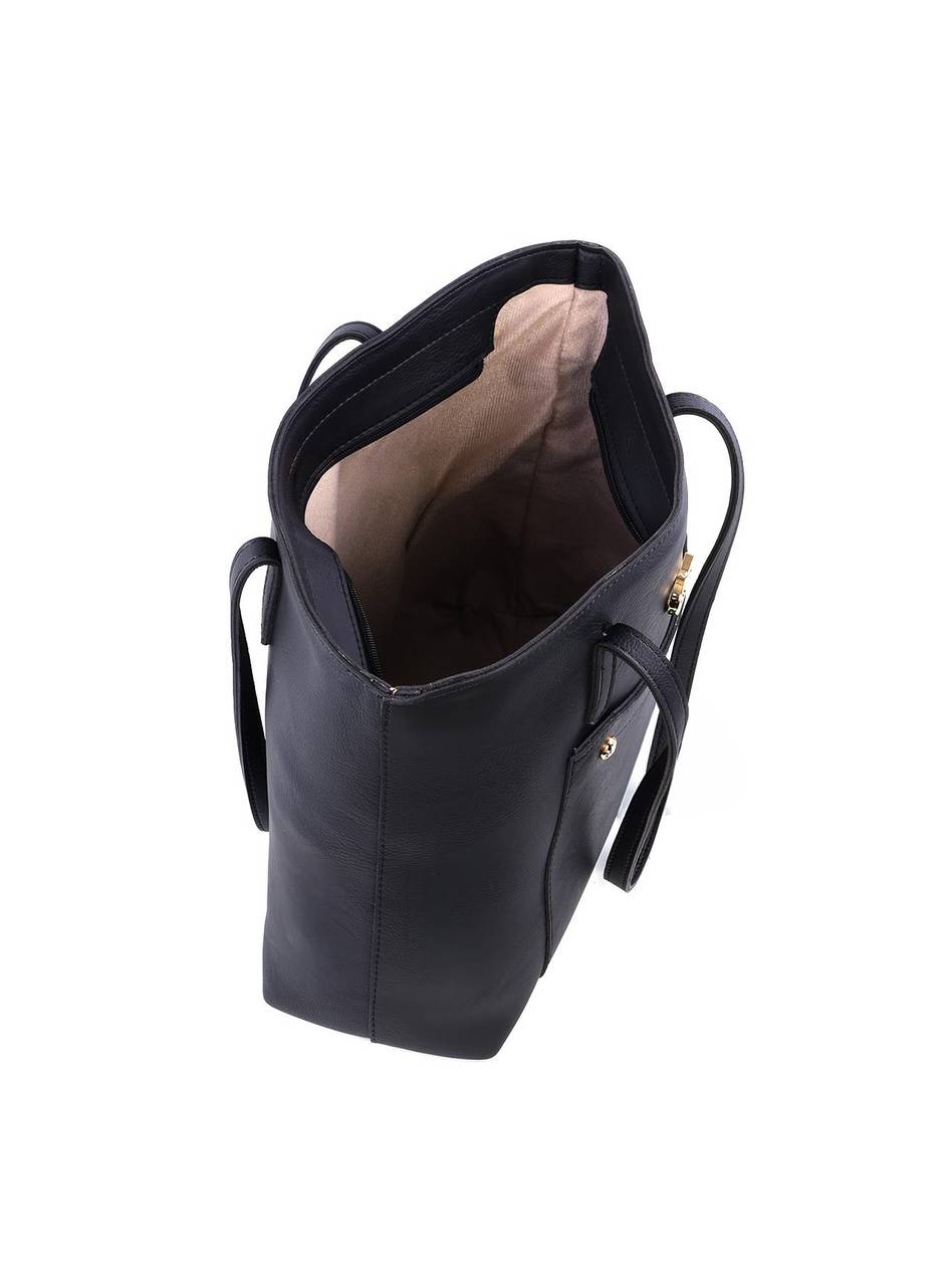 Bolsa Tiracolo com Bolso Frontal e Esferas - Preta BSI-6197 - PR