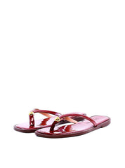 Rasteira de Dedo com Tiras Finas e Esferas - Vermelha SDI-11973 - VE