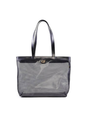 Bolsa Shopper Transparente com Tela - Preta BSI-6303 - PR