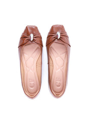 Scarpin com Salto Baixo Drapeado - Castor SDI-11742 - CS