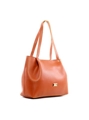 Bolsa Tote com Detalhe Drapeado - Castor BSI-6241 - CS