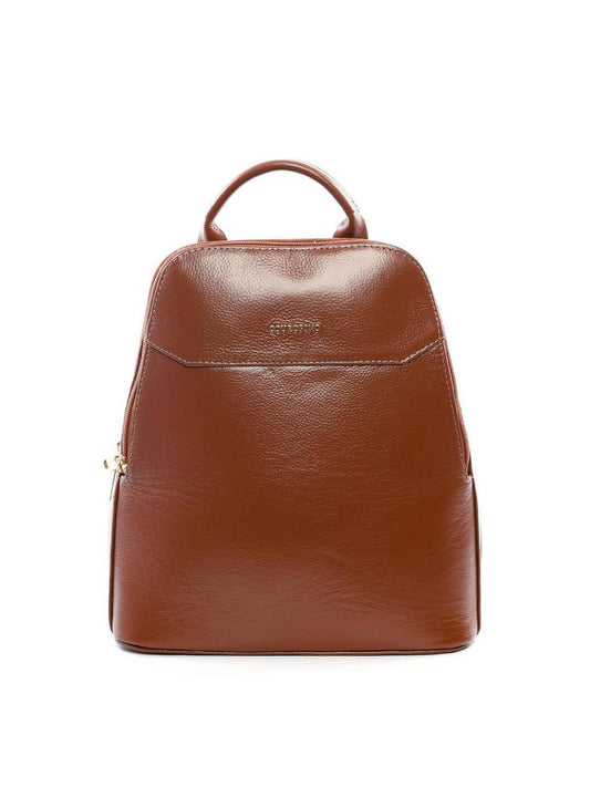 Mochila Feminina Casual em Couro com Duas Divisórias - Castor MEI-448 - CS