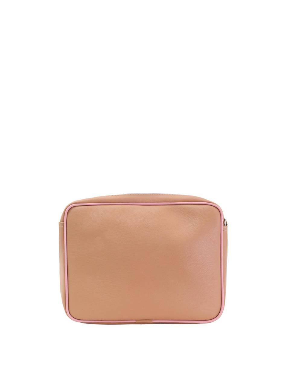 Bolsa Bag Transversal Alça Ziper Nude BSI-3939 - NU