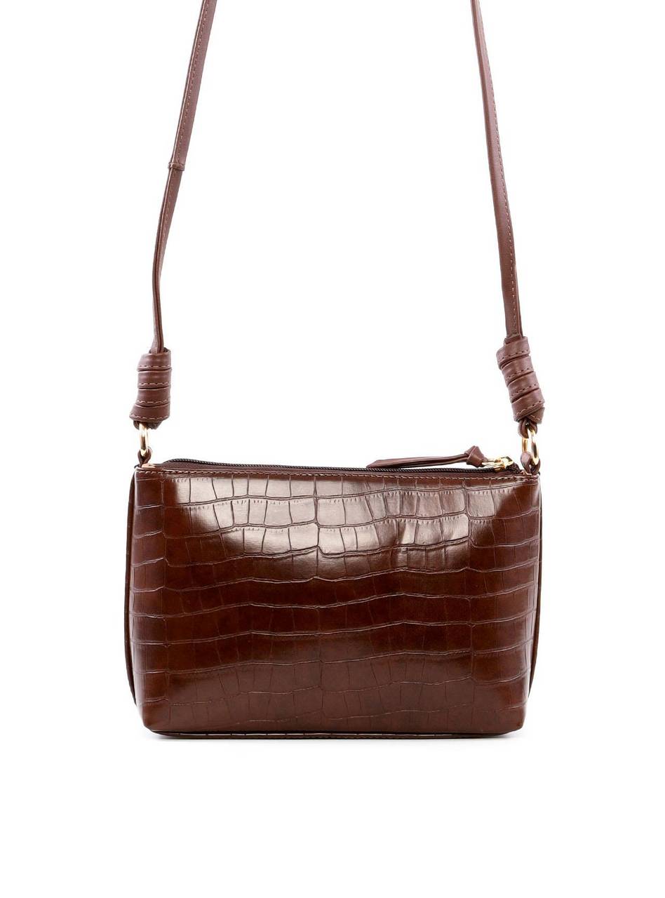 Bolsa Tote Pequena com Nó - Cacau BSI-6446 - CA