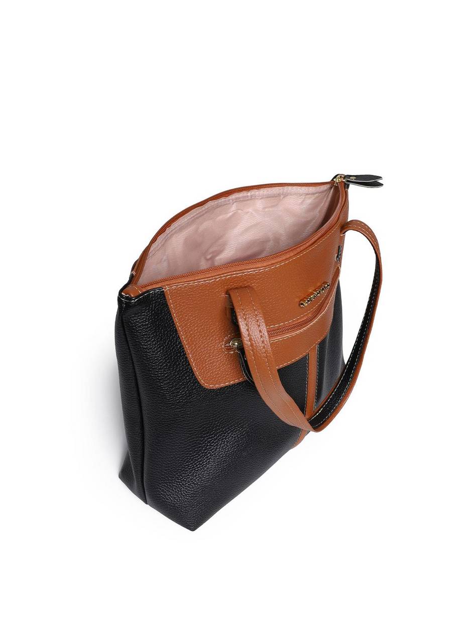 Bolsa Feminina Tote Grande Preta BSI-5886 - PR