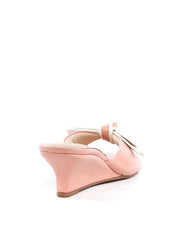 Tamanco Anabela com Laço - Rosa SDI-12177 - RS