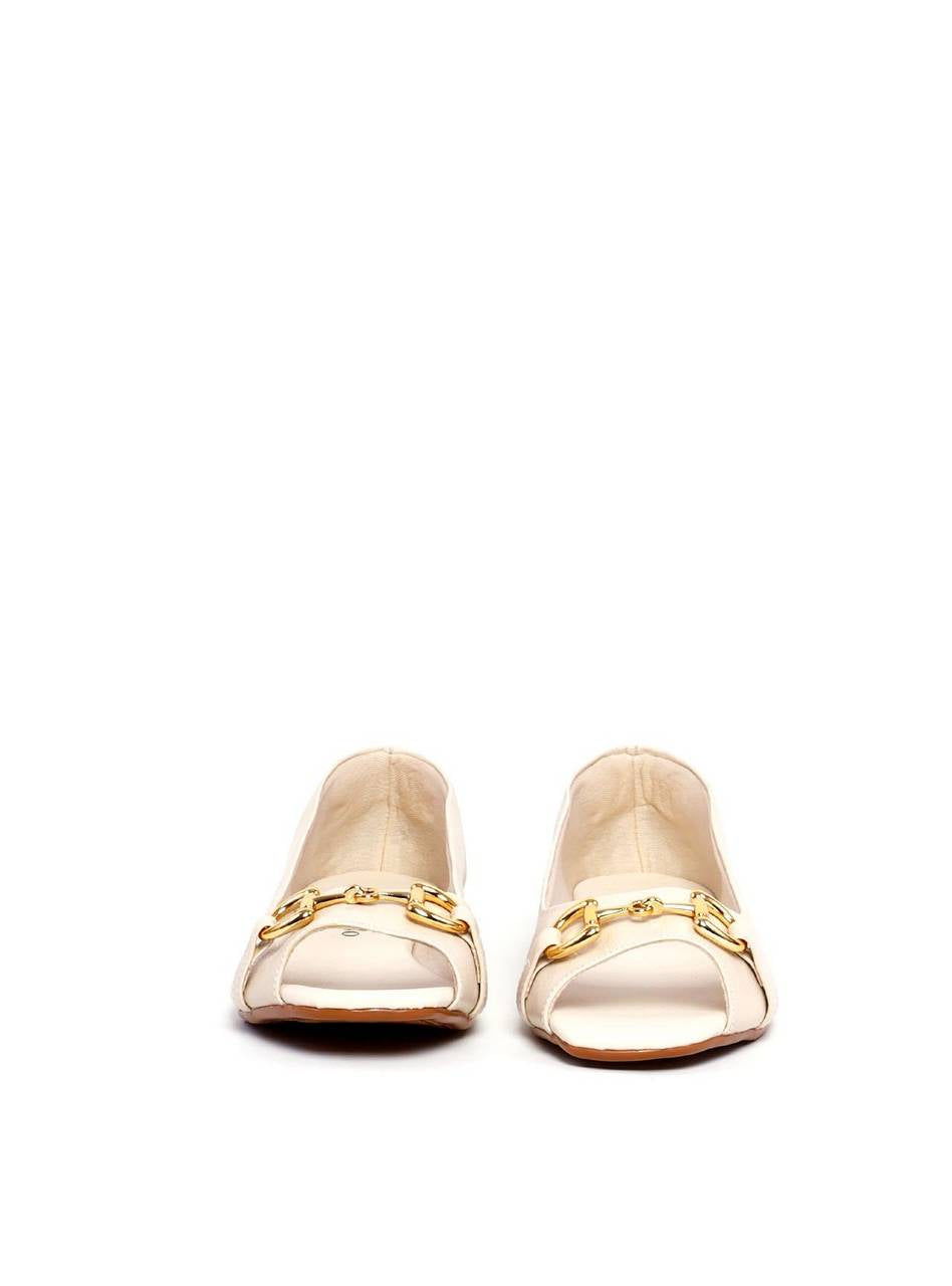 Sapatilha Peep Toe Enfeite Bridão - Fenno SDI-11982 - FE