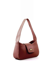 Bolsa Baguete com Lingueta Larga - Cacau BSI-6175 - CA