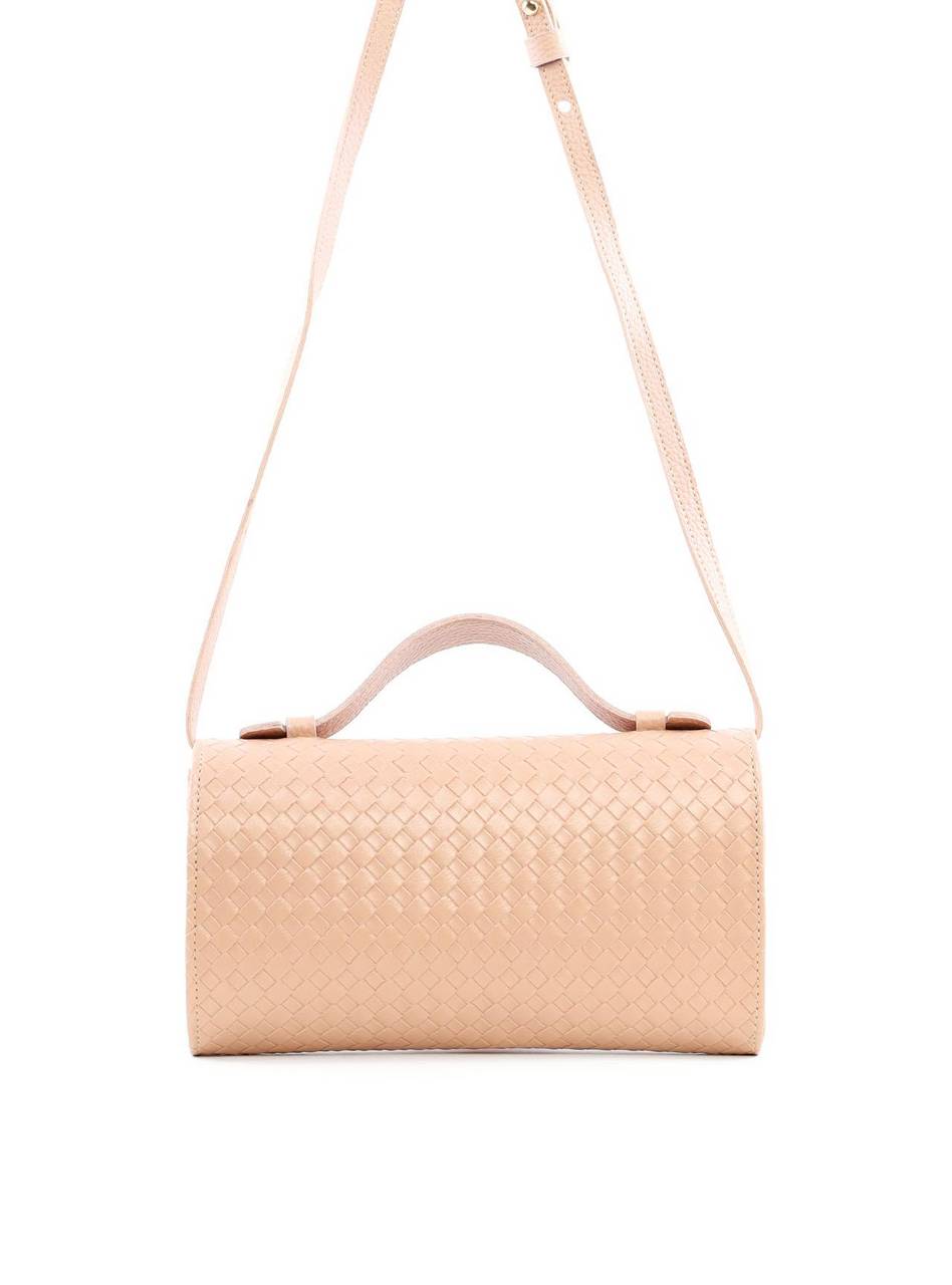 Bolsa Satchel Retangular Pequena - Nude BSI-6246 - NU