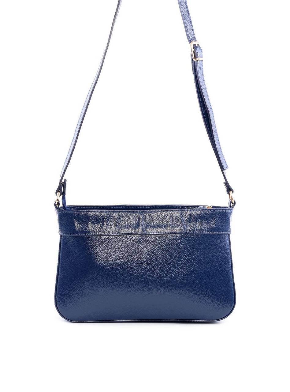 Bolsa Tote com Detalhe de Matelassê Frontal - Azul BSI-6182 - AZ