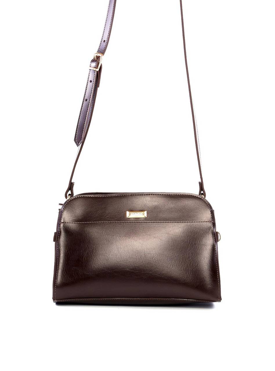 Bolsa Tote Transversal com Fivelas Laterais - Cacau BSI-6218 - CA