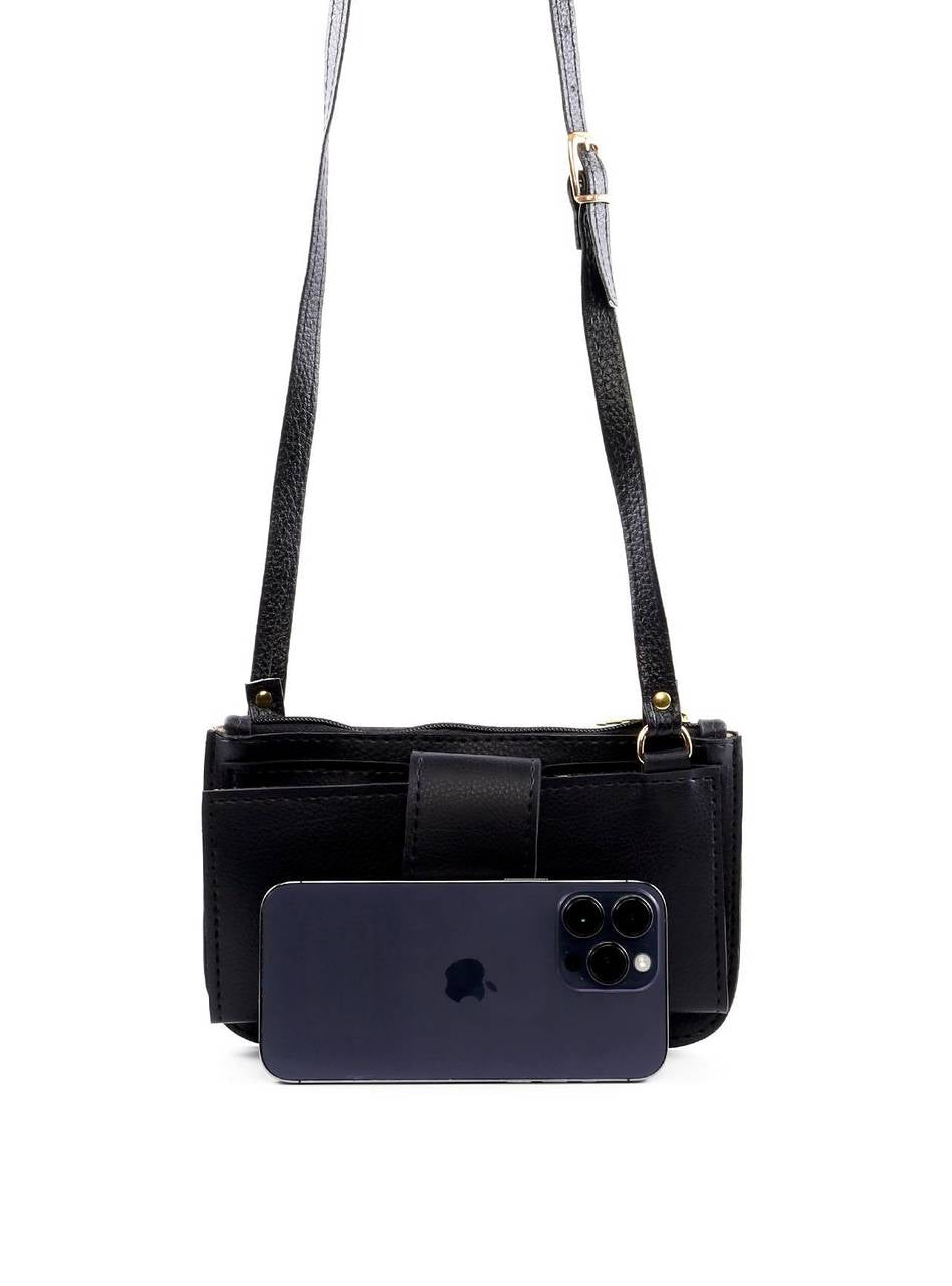 Bolsa Carteira Transversal Pequena - Preta BSI-6430 - PR