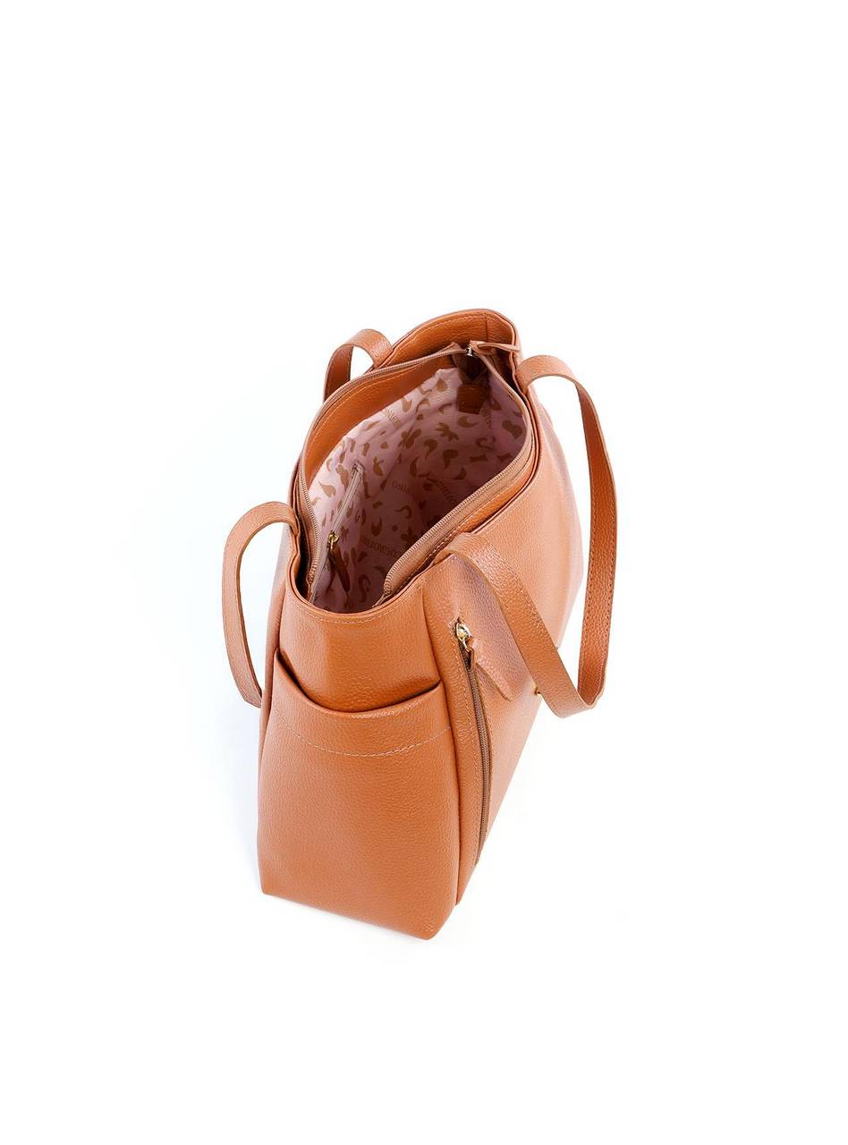 Bolsa Tote com Ziper Frontal Vertical - Castor BSI-6177 - CS