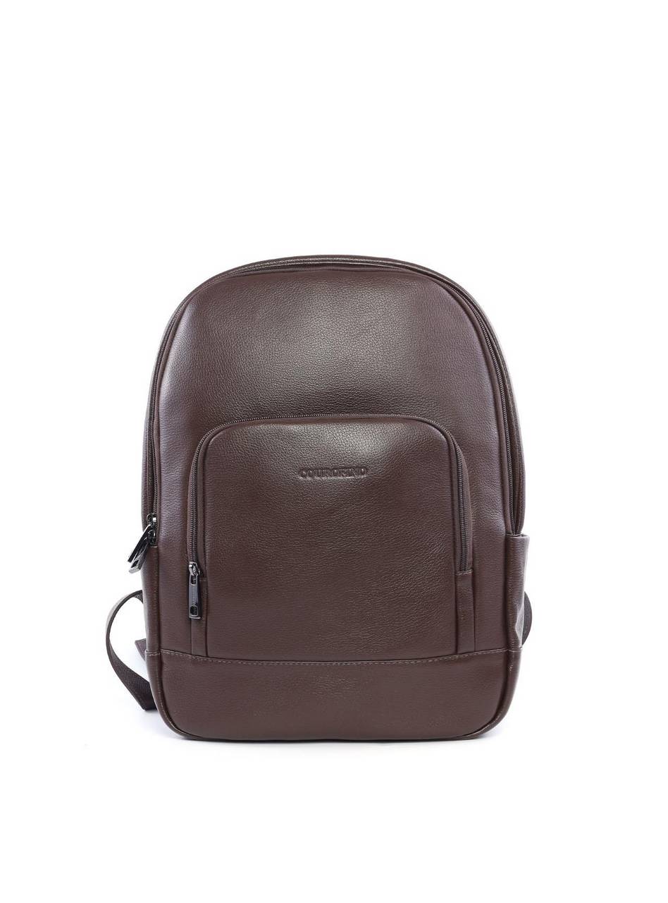 Mochila Masculina Executiva em Couro com Bolsos - Cacau MEI-452 - CA