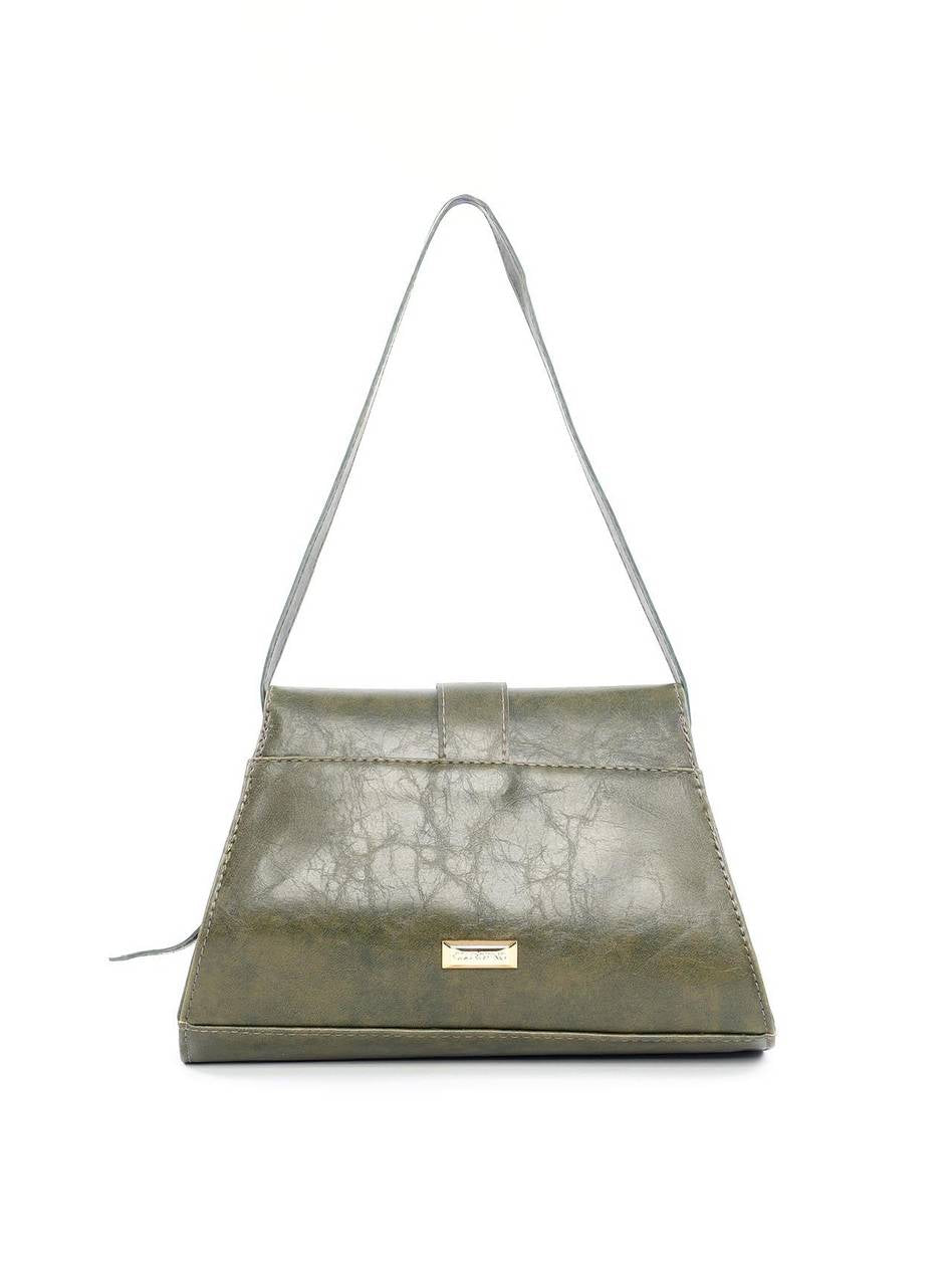 Bolsa Satchel com Maxi Fivela - Verde BSI-6164 - VD