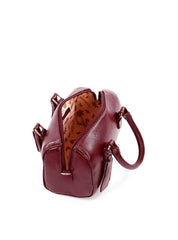 Bolsa Baú com Alça Dupla e Charm - Vinho BSI-6059 - VI