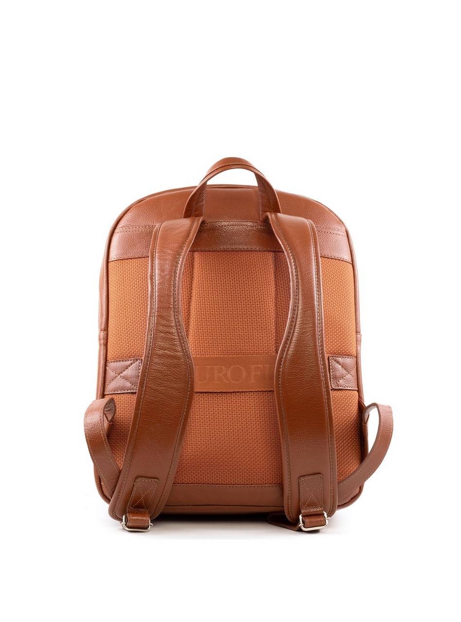 Mochila Casual Arredondada em Couro - Castor MEI-459 - CS