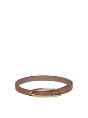 Cinto Feminino em Couro com Fivela Orgânica - Nude CTI-971 - NU