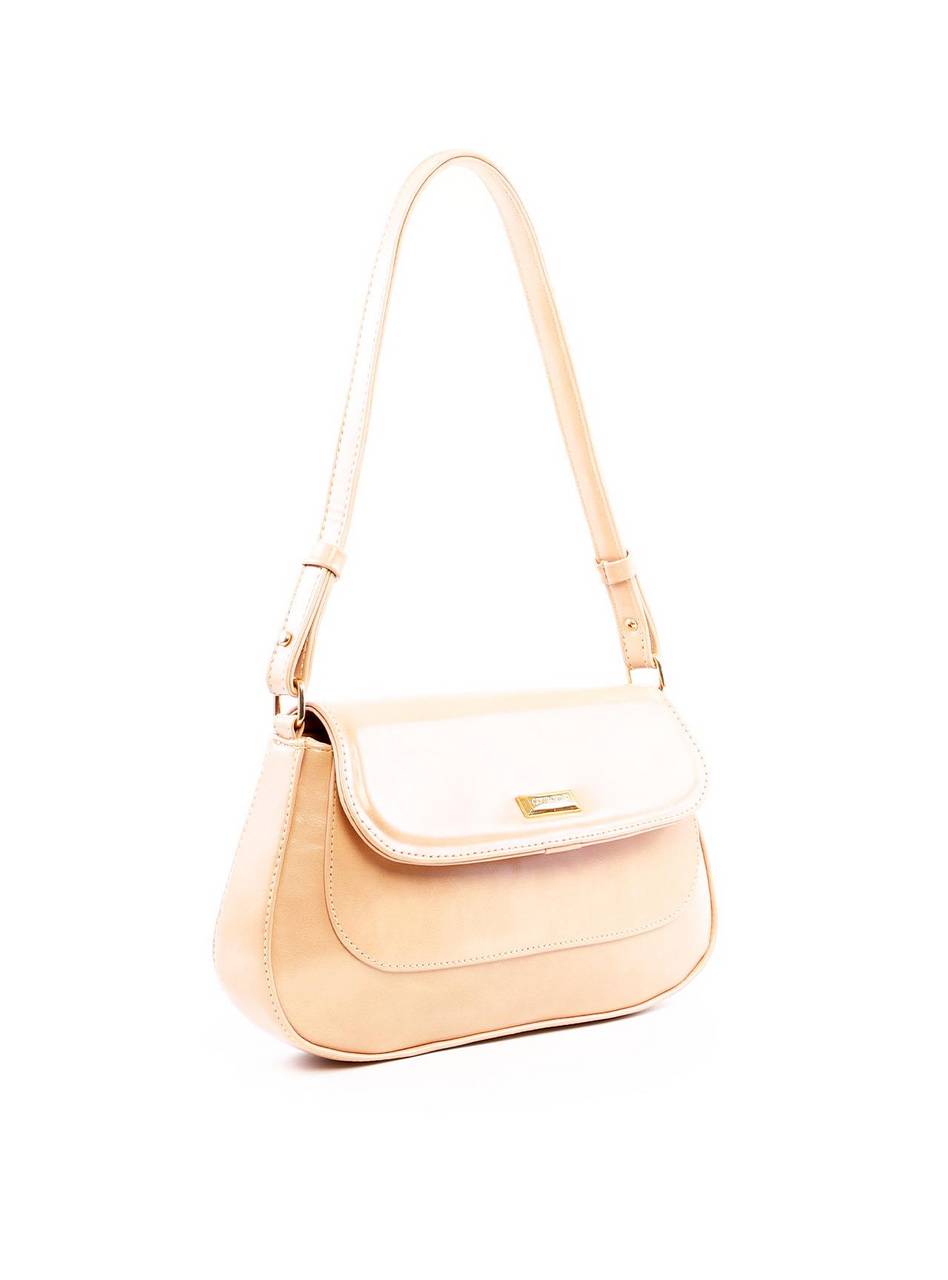 Bolsa Baguette Alça Dupla - Nude BSI-6298 - NU