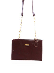 Bolsa Transversal com Alça de Corrente - Cacau BSI-6254 - CA