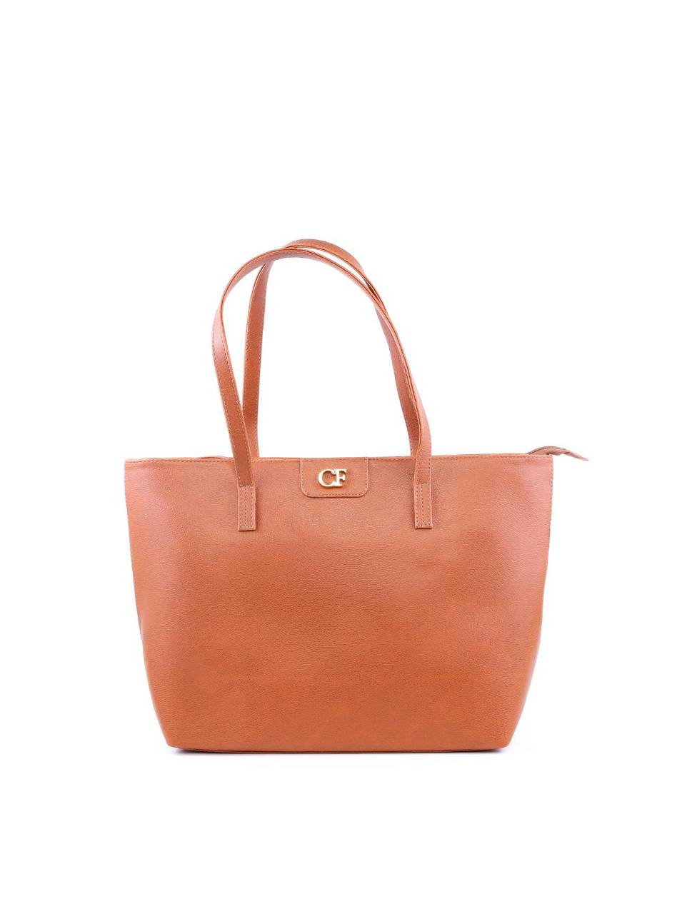 Bolsa Shopper com Detalhe CF - Castor BSI-6145 - CS