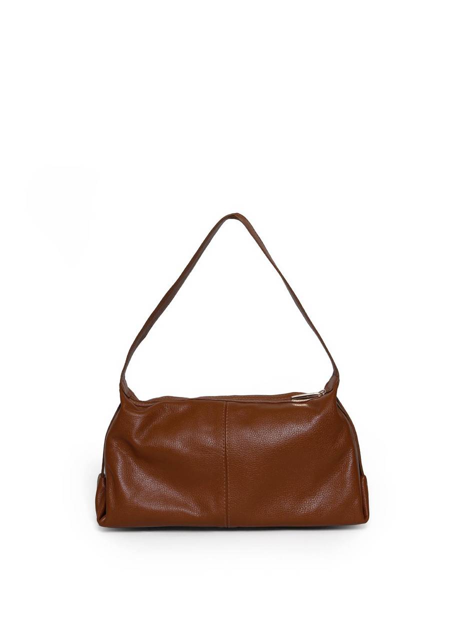 Bolsa Hobo Alça de Ombro Costura Central - Castor BSI-5969 - CS