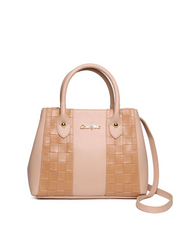 Bolsa Tote Mão Transversal Pequena - Nude BSI-5766 - NU
