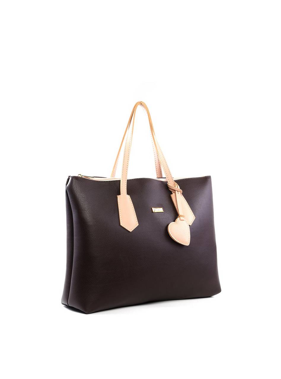 Bolsa Shopper Bag Charm Coração - Cacau BSI-6413 - CA