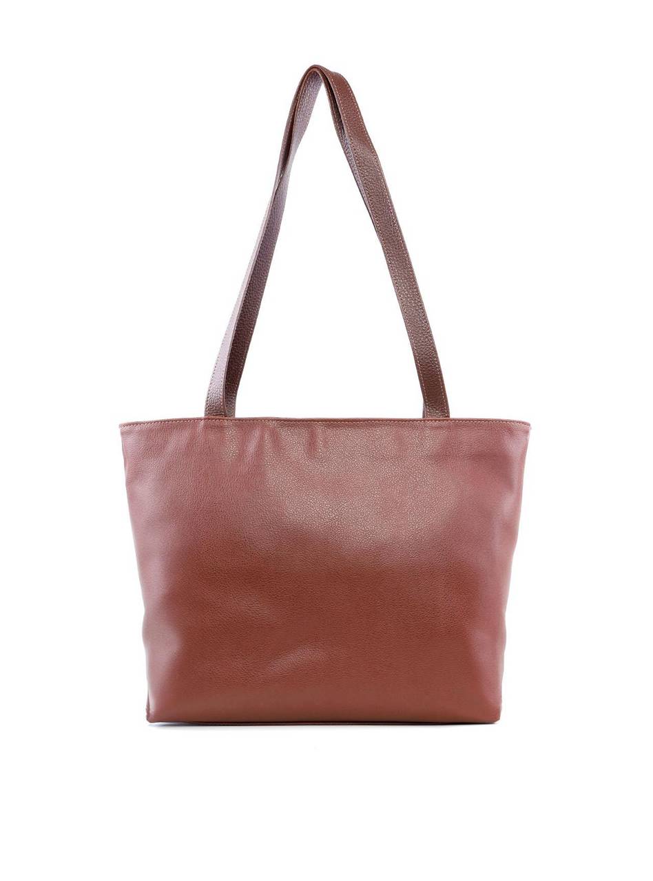 Bolsa Shopper com Dois Bolsos Frontais - Cacau BSI-6222 - CA