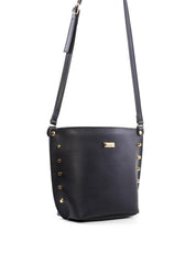 Bolsa Tote Quadrada com Spikes - Preta BSI-6408 - PR