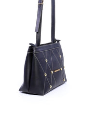 Bolsa Tote Transversal com Detalhes de Costura e Enfeites BSI-6006 - PR