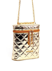 Bolsa Catherine Bucket Matelassê - Ouro BSI-6323 - AU