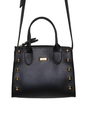 Bolsa Feminina Tote Transversal Sintético Preta BSI-5819 - PR
