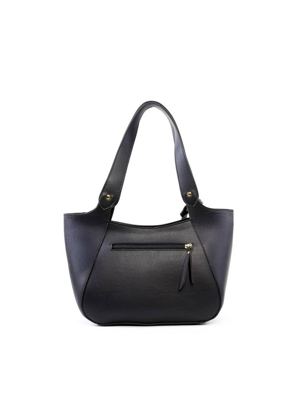 Bolsa Shopper Média com Charm - Preta BSI-6461 - PR