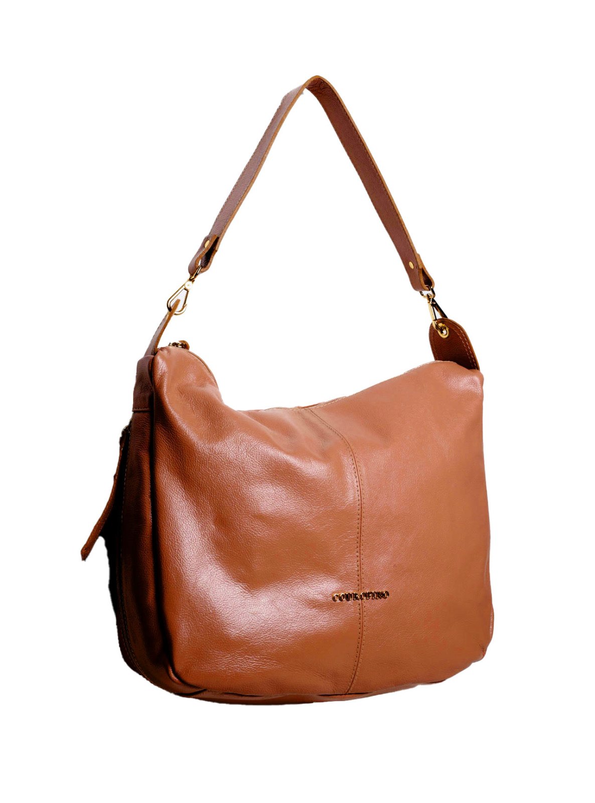 Bolsa Feminina Hobo Tiracolo Couro Castor BSI-5704 - CS