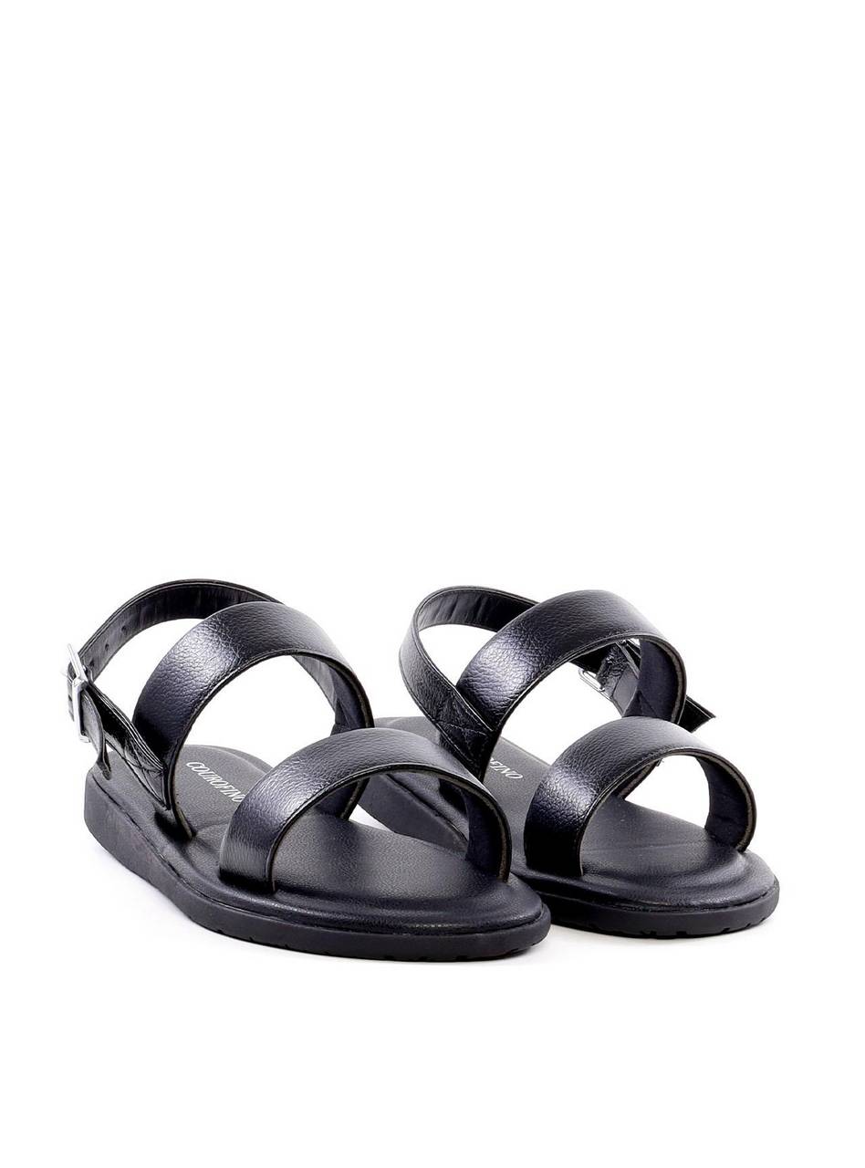 Sandália Masculina com Duas Tiras - Preta SDI-12163 - PR