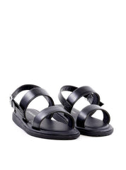 Sandália Masculina com Duas Tiras - Preta SDI-12163 - PR