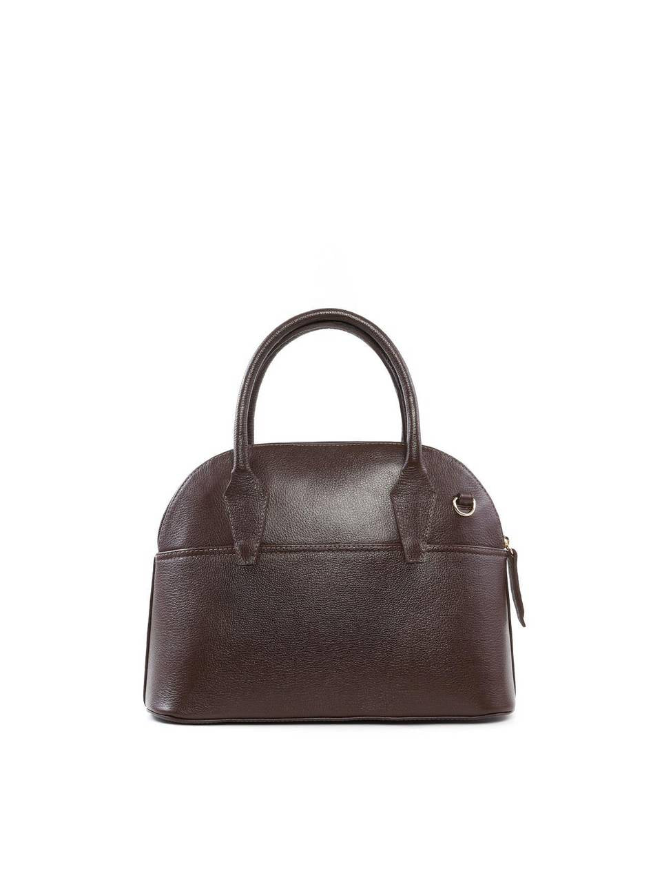 Bolsa Tote Arredondada com Barbicacho - Cacau BSI-6419 - CA
